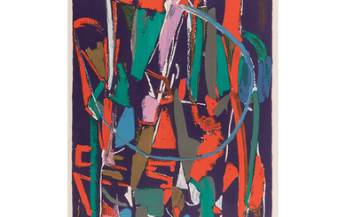LANSKOY (1902-1976) COMPOSITION, 1969 Lithographie en couleurs sur papier Signe,...