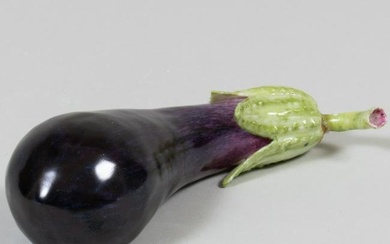Lady Anne Gordon Porcelain Model of an Eggplant
