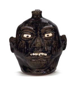 Lanier Meaders (1917-1998), Face Jug with Six Large Teeth