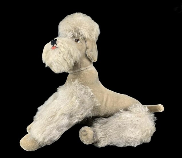 Large 1950s Steiff Germany Snobby Poodle