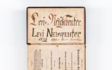 "Levi Neiswenter, Upper Bern Township" Inscribed German-text Bible