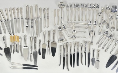 Lg. Group of Assorted Sterling Silver Flatware