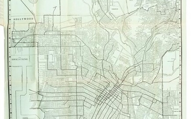 Los Angeles Street Guide with map, 1915