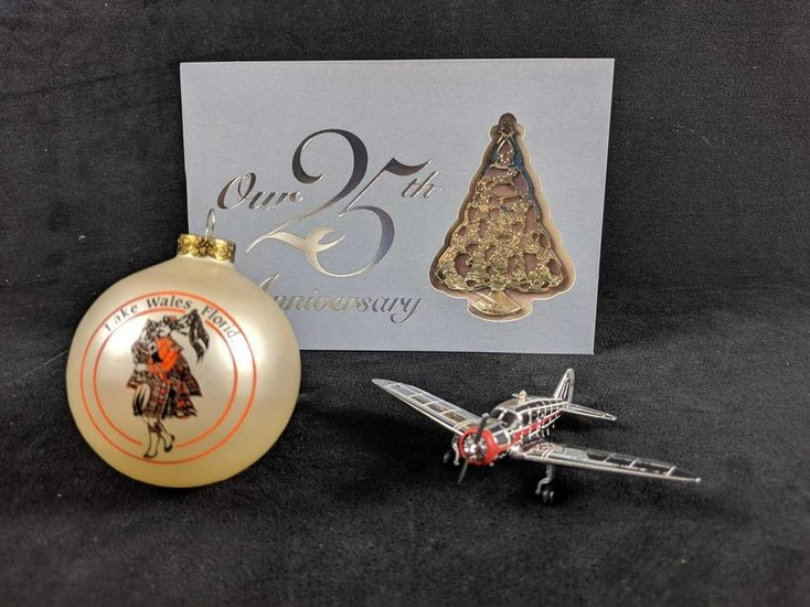 Lot Of Three Travel Ornaments With An Special Exclusive