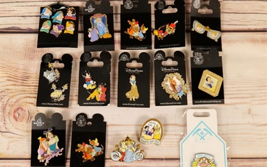 Lot of 15 Disney Character Pins