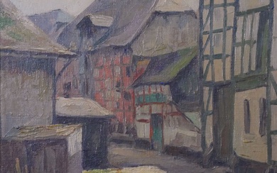 Marcel JASPAR (1886-1952). Ruelle. Huile... - Lot 49 - FW Auction