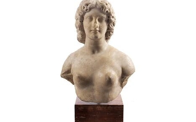 Marmorbüste eines Hermaphroditen mit den Zügen Alexanders des Großen