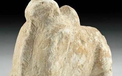 Mesopotamian Limestone Carving Zebu Bull