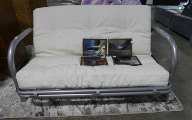 Metal framed double futonMetal framed double futon