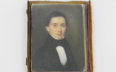 Miniature portrait of a young gentleman. Early