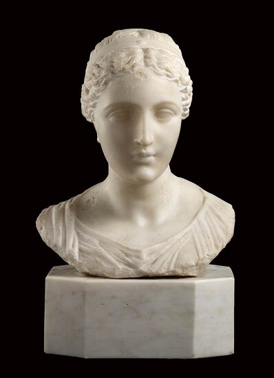 NEOCLASSICAL SCULPTOR, LATE 18th / EARLY 19th CENTURY Womanly...