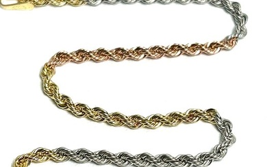 No Reserve Price - Bracelet - 18 kt. Rose gold, White gold, Yellow gold