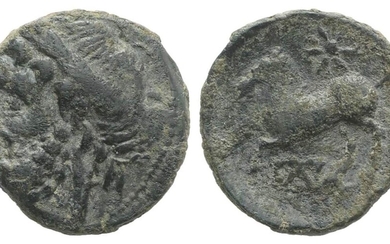 Northern Apulia, Arpi, c. 325-275 BC. Æ (16mm, 3.03g, 12h)....