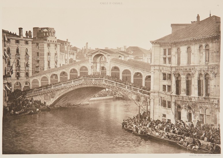 ONGANIA, FERDINAND Streets and Canals of Venice and in the Islands of the Lagoons.