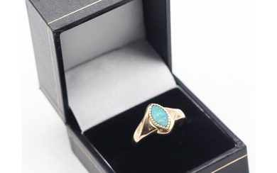 Opal Set Single Stone Ladies Ring Mounted on 9 Carat Gold Ba...
