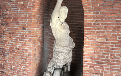 Orazio Andreoni, life-size marble sculpture