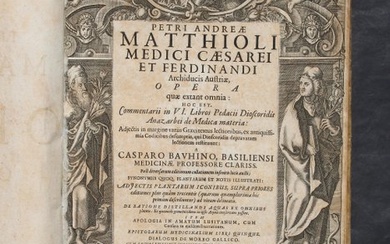 P.A. Matthiolus - Opera, quae extant omnia: Hoc est, Commentarii in VI. Libros Pedacii Dioscoridis Anazarbei de Medica - 1674