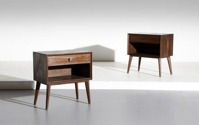 PAOLO BUFFA Pair of bedside tables.