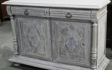 PICKLE FINISH FRENCH BUFFET, 19TH C.