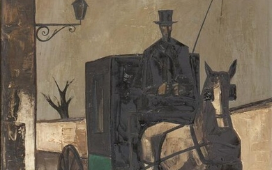 PIETRO MORANDO (1889-1980) Carrozza olio