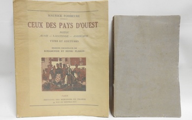 POITOU 2 vols. FOMBEURE M. Ceux des pays d'Ouest. Paris, Horizons de France 1943. In...