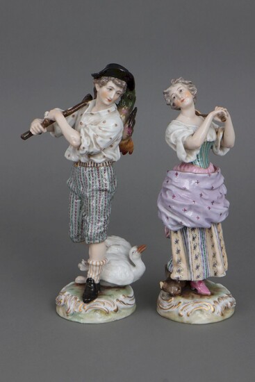 Paar DRESSEL KISTER & CIE PASSAU Porzellanfiguren
