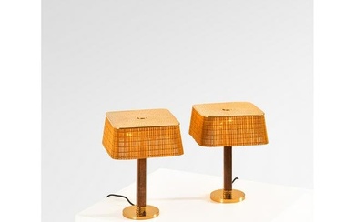 Paavo Tynell (1890-1973) Pair of lamps, model no. 5066