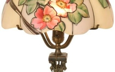 Pairpoint Floral Table Lamp