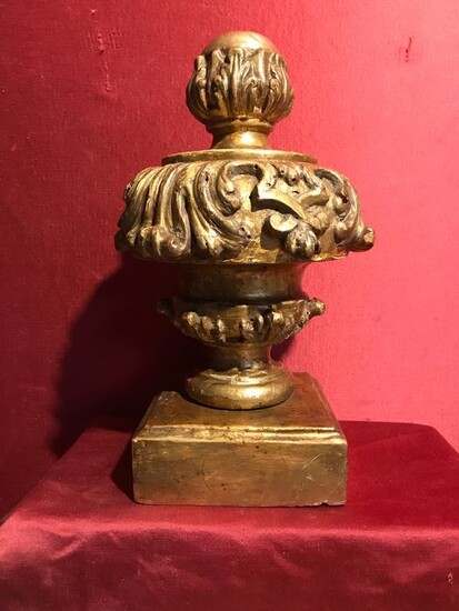 Palm tree vase - Gilt, Wood - Early 19th century