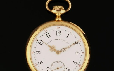 Patek Philippe 'Special' Gold Open Faced Watch Retailed