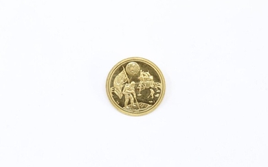 Commemorative gold coin