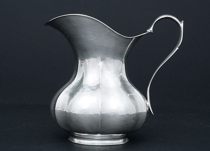 Pitcher, Wine / Water Pitcher (1) - .800 silver - Italy - Second half 20th century