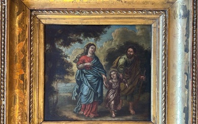 Pittore fiammingo del XVII secolo, Sacra Famiglia