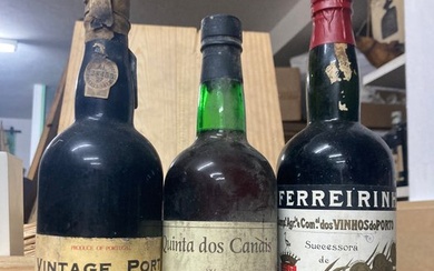 Port: 1980 Borges Vintage & 1968 Cockburn's Quinta dos Canais & NV Ferreira Dona Antónia - Oporto - 3 Bottles (0.75L)