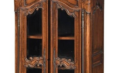 Provincial French Miniature Armoire Form Vitrine