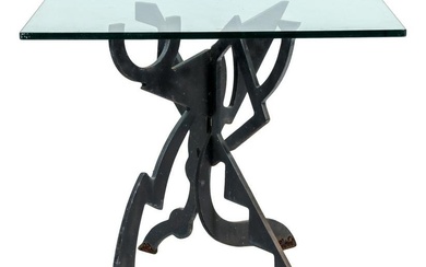 Pucci de Rossi 1947-2013 Abstract Iron Cafe Table
