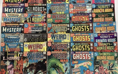 Quantity of 1970's and 80's DC Comics to include Weird War, Ghosts, Secrets of Haunted House and The House of Mystery