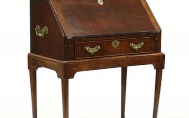 Queen Anne Mahogany Desk On Stand