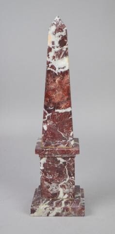 Red Marble Obelisk