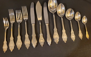 Robbe & Berking - Cutlery set (73) - East Frisian pattern - Silverplate