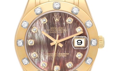 Rolex Pearlmaster Midsize Yellow Gold