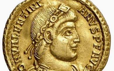 Roman Empire. Valentinian I (AD 364-375). AV Solidus, Arelate, 364/367 (R2)