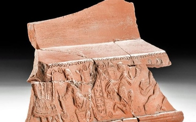 Roman Redware Fragment - Seated Figure