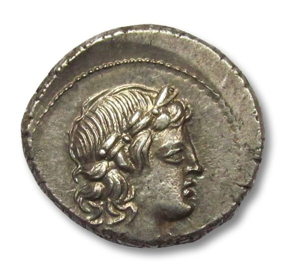 Roman Republic. L. Marcius Censorinus. Silver Denarius,Rome mint 82 B.C. - very sharply struck example of this popular coin