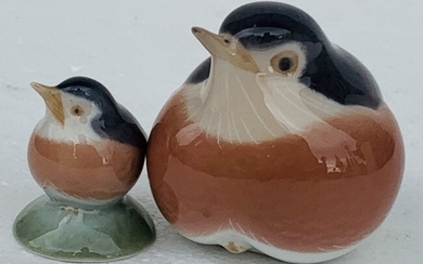 Royal Copenhagen Porcelain Birds #2266 & #2238