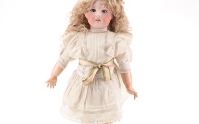 SFBJ Bisque Porcelain and Jointed Composition Doll