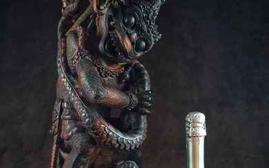 Sculpture - 60 cm, 6Kg! - Bali - Hanuman - Indonesia (No Reserve Price)
