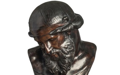 Sculpture, Plato - 61 cm. (1) - Bronze - Late 20th century