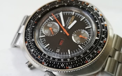 Seiko - "Slide Rule" Ref 6138-7000 Chronograph Automatic Watch - Men - 1970-1979