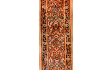 Semi-Antique Sarouk Runner, Persia, 2.10 x 10.1